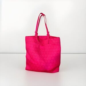 Michael Kors Established 1981 Hot Pink Neoprene Tote Bag Purse